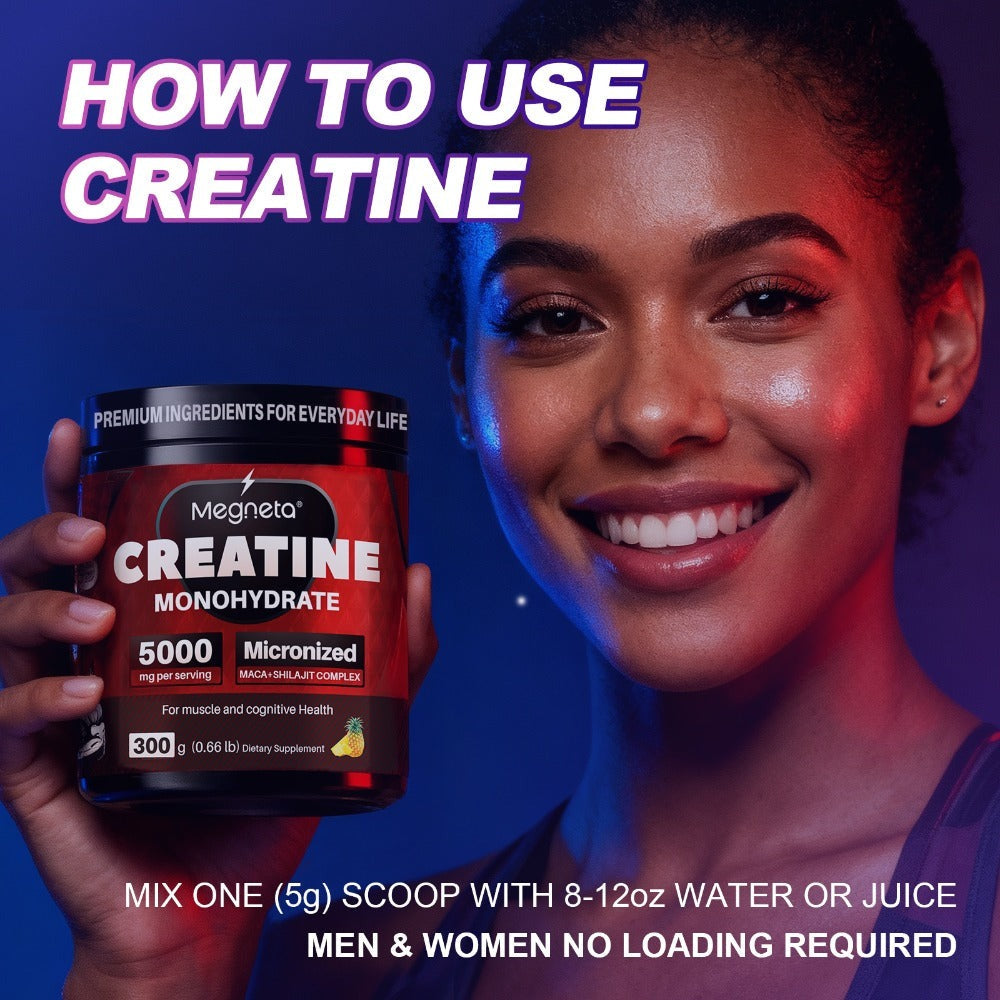 Creatine Monohydrate Powder 5000mg Per Serving - Pineapple Flavor, No Artificial Sweeteners - Strength — image 9