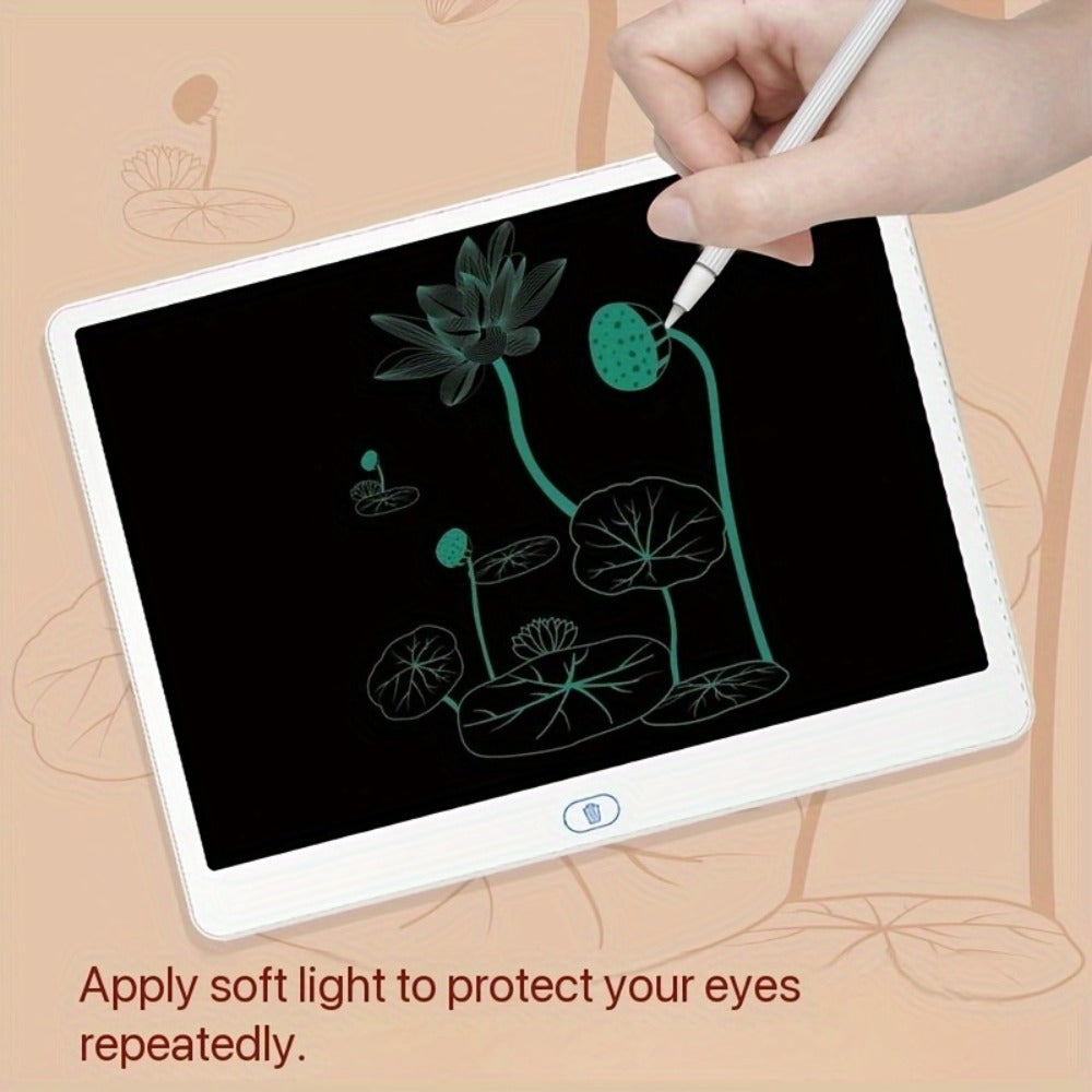 LCD Doodle Board 16 Inch with Stand, Flexible Screen Eye Protection, Portable Educational Drawing Toy for Kids & Adults — ima