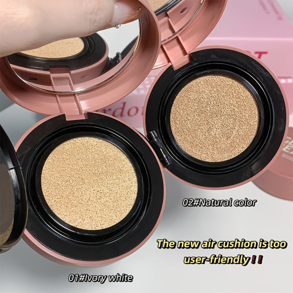 Oil Control Cushion BB Foundation with Replacement Core, Waterproof Sweatproof Invisible Pore Coverage — image 7