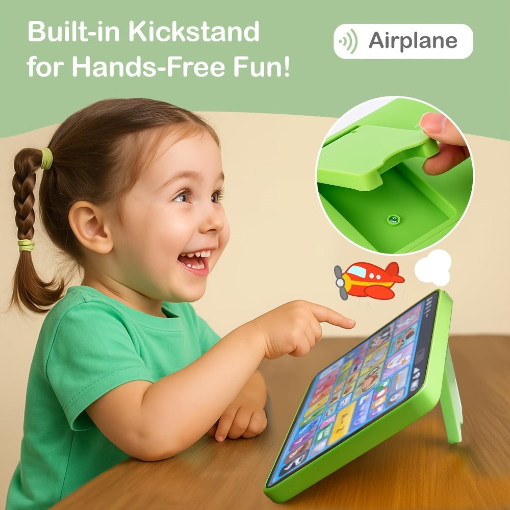Trilingual Toddler Learning Tablet Toy, 39 Buttons 4 Play Modes Alphabet Numbers Colors Animals Music — image 9