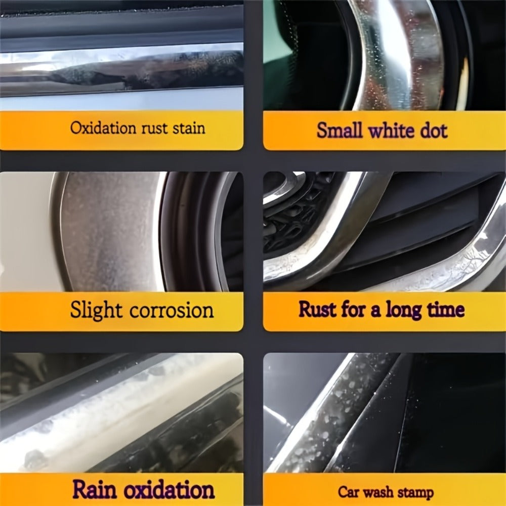 Chrome Trim Repair & Polishing Paste – Car Chrome Restorer for Door Handles, Emblems & Bright Strip Refurbishment — image 5