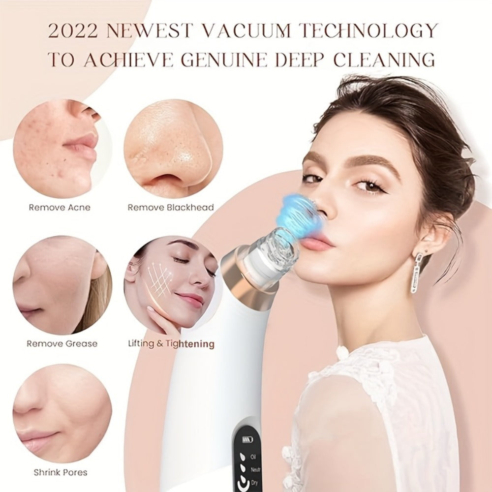 Blackhead Remover Vacuum Pore Cleanser Kit in a Rechargeable Design for Bath Time — image 8