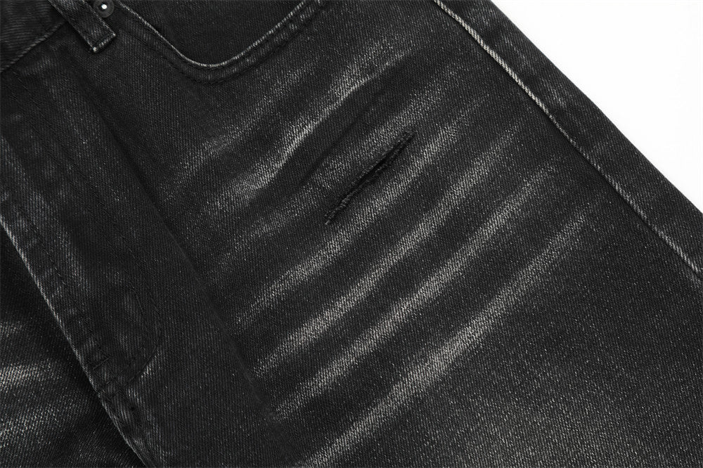 Vintage Fashion Denim Trousers For Men