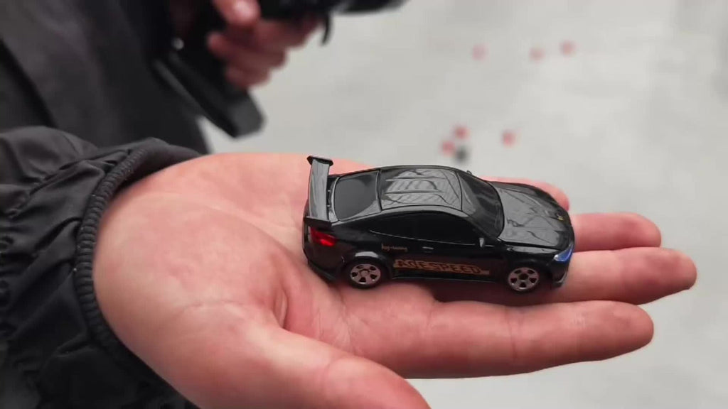 Mini RC Drift Sports Car 1:64 Scale with 4WD Layout, LED Details, Remote Controller and Two Color Options — image 9