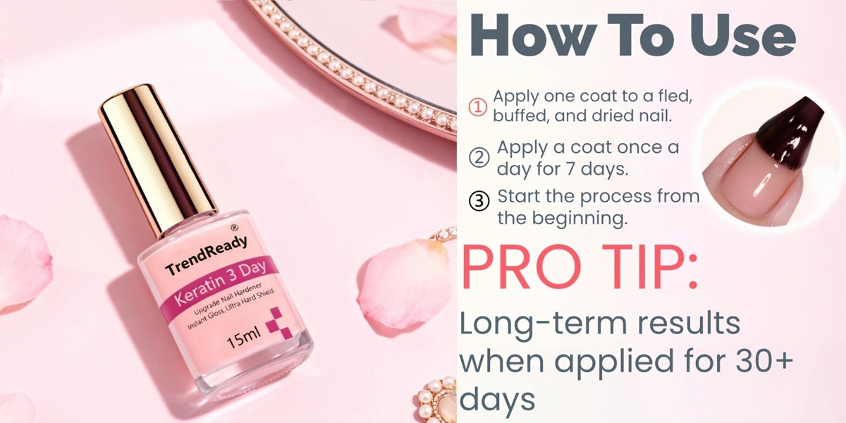 Pink-Label Nail Care Coating Two-Pack in 15 ml Square Bottles with Gold Caps and Brush Applicators — image 16