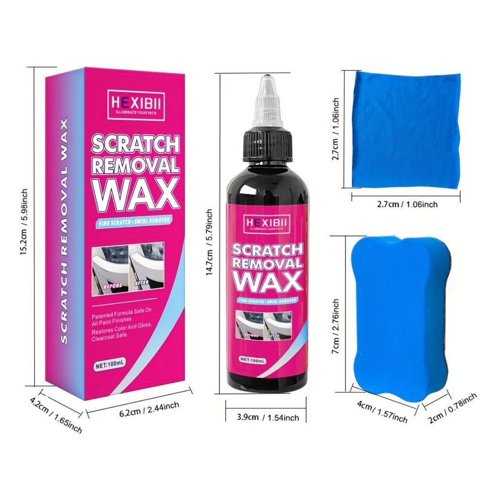 Car Scratch Remover Wax 2-Pack – Liquid Formula for Fine Surface Scratch Repair on Cars, RV, Trucks & Motorcycles — image 8