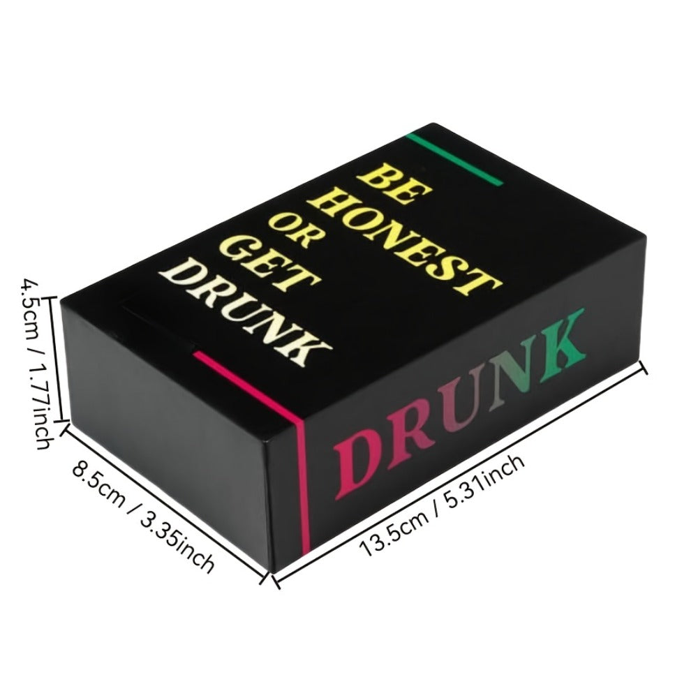 Be Honest or Get Drunk Adult Card Game with Black Box, Truth-Style Prompts and Optional Drinking-Themed Play — image 2