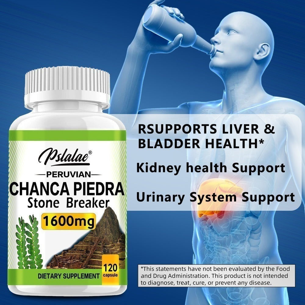 Chanca Piedra Capsules for Liver & Kidney Health, 120 Capsules Natural Urinary Tract Support Supplement — image 4