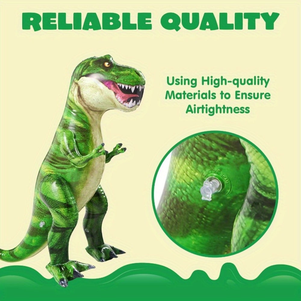 Giant Inflatable T-Rex Dinosaur 37 Inch, Tyrannosaurus Rex Blow Up Toy Safe with the Listed Color, Size or Set Options for Ev