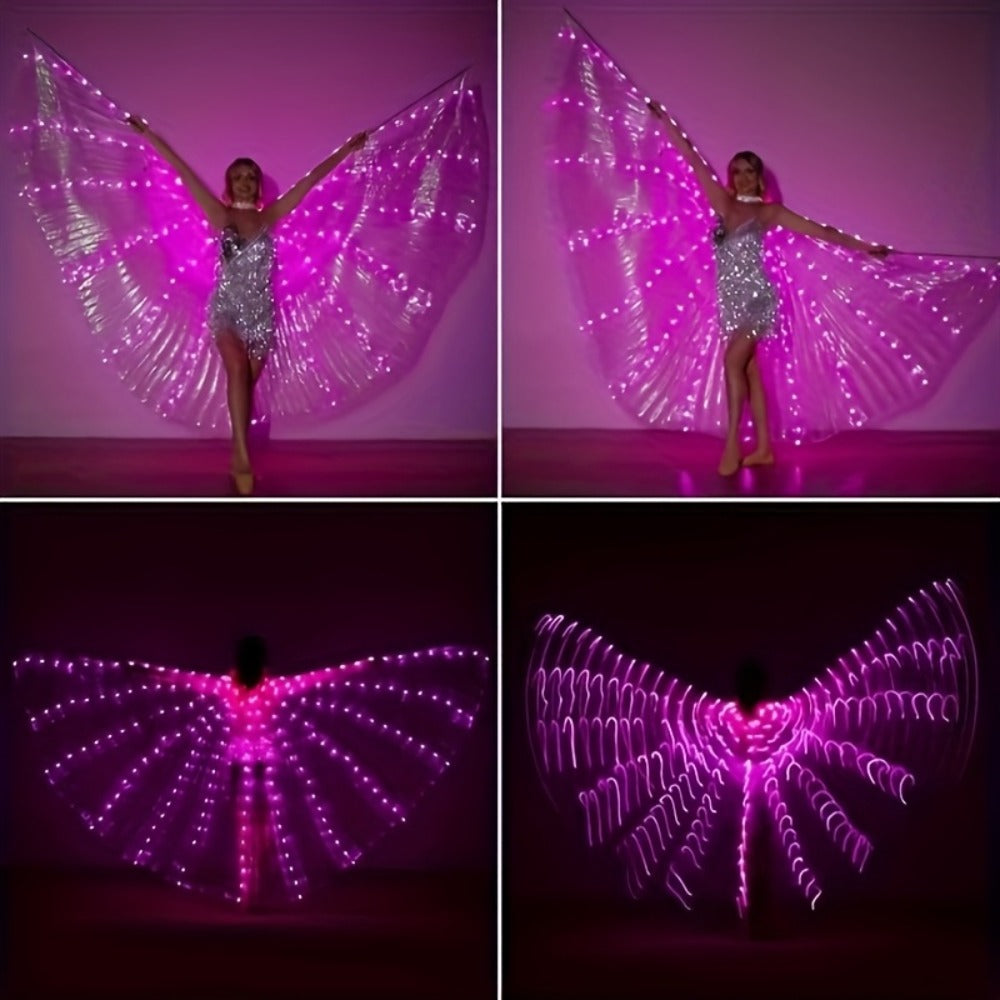 LED Feather Dance Costume Glowing Luminous with the Listed Color, Size or Set Options for Everyday Use — image 3