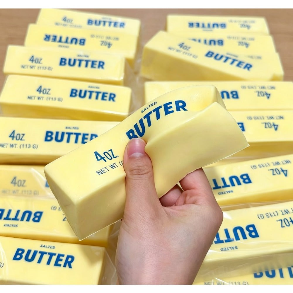 Butter Squishy Toys 10-Pack, Super Slow Rising Butter Stick Squishies, Realistic Food Fidget Toys for Stress — image 3