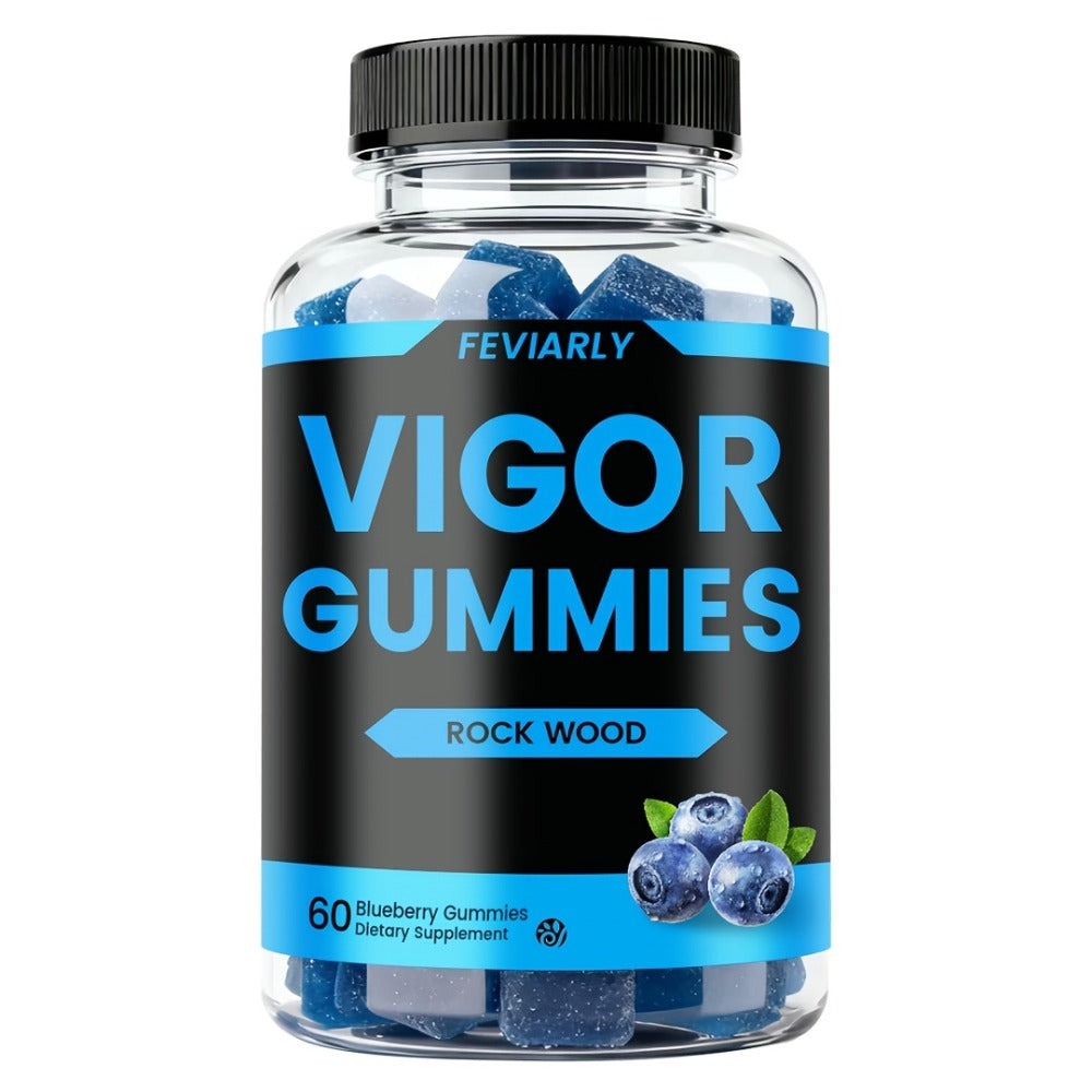 Dietary Supplement Gummies with Shilajit, Maca and Longjack in Blueberry Flavor, 60 Count for Daily Supplement Routines — ima