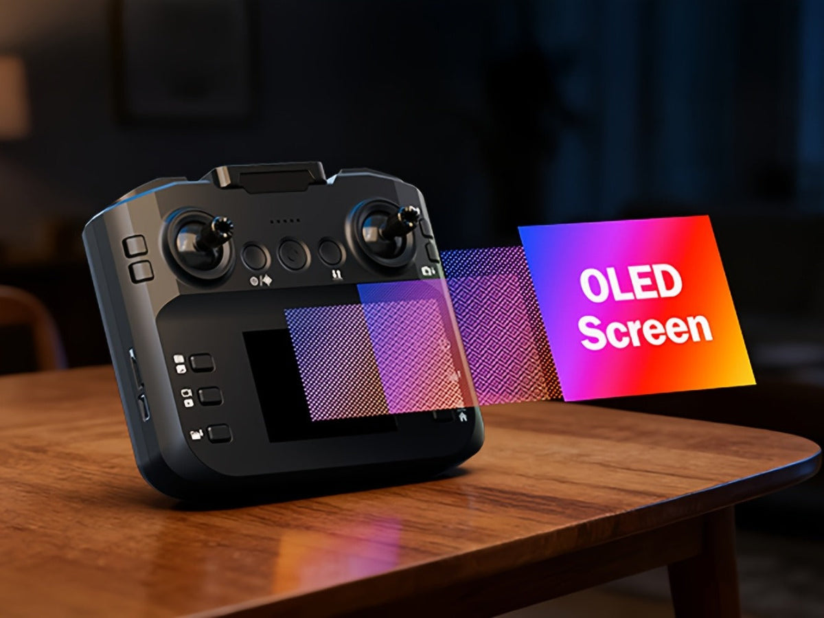 LCD Screen Drone Dual Cameras Brushless Motor Foldable RC Quadcopter with the Listed Color, Size or Set Options for Everyday 