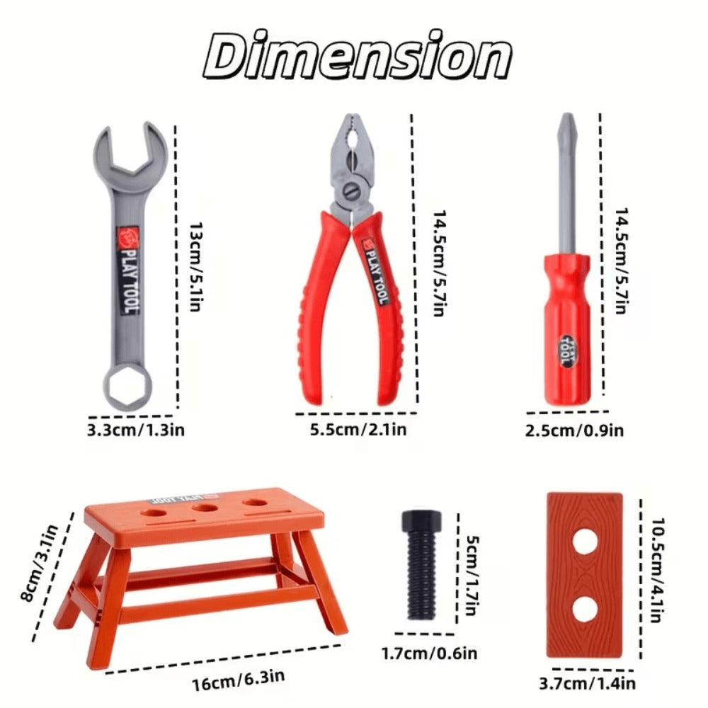 Kids Tool Set for Pretend Play, 38 Piece Construction Toy for Everyday Use — image 5