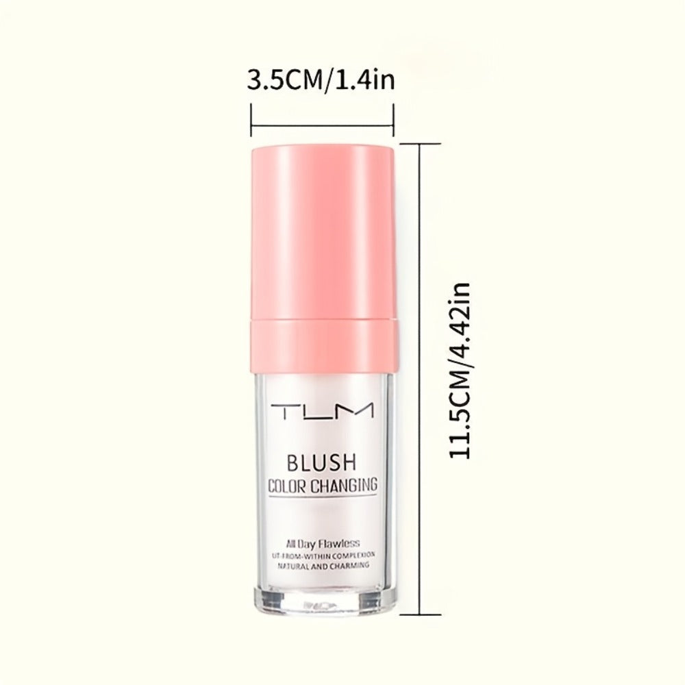 Liquid Foundation and Blush Combo Set for Women – Buildable Coverage Natural Finish Makeup Base, Easy to Apply, Suits All Ski