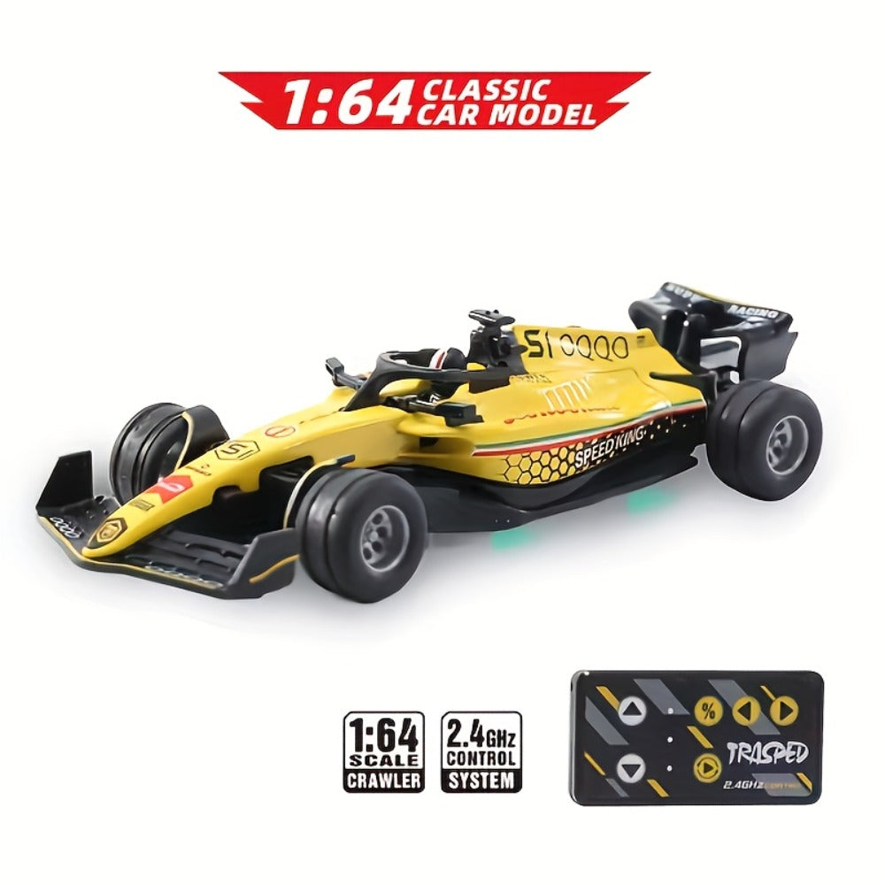 Mini RC Racing Car 1:64 Scale 2.4G Alloy Die-Cast 4WD Drift Toy Car with Lights & Adjustable Speed — image 9