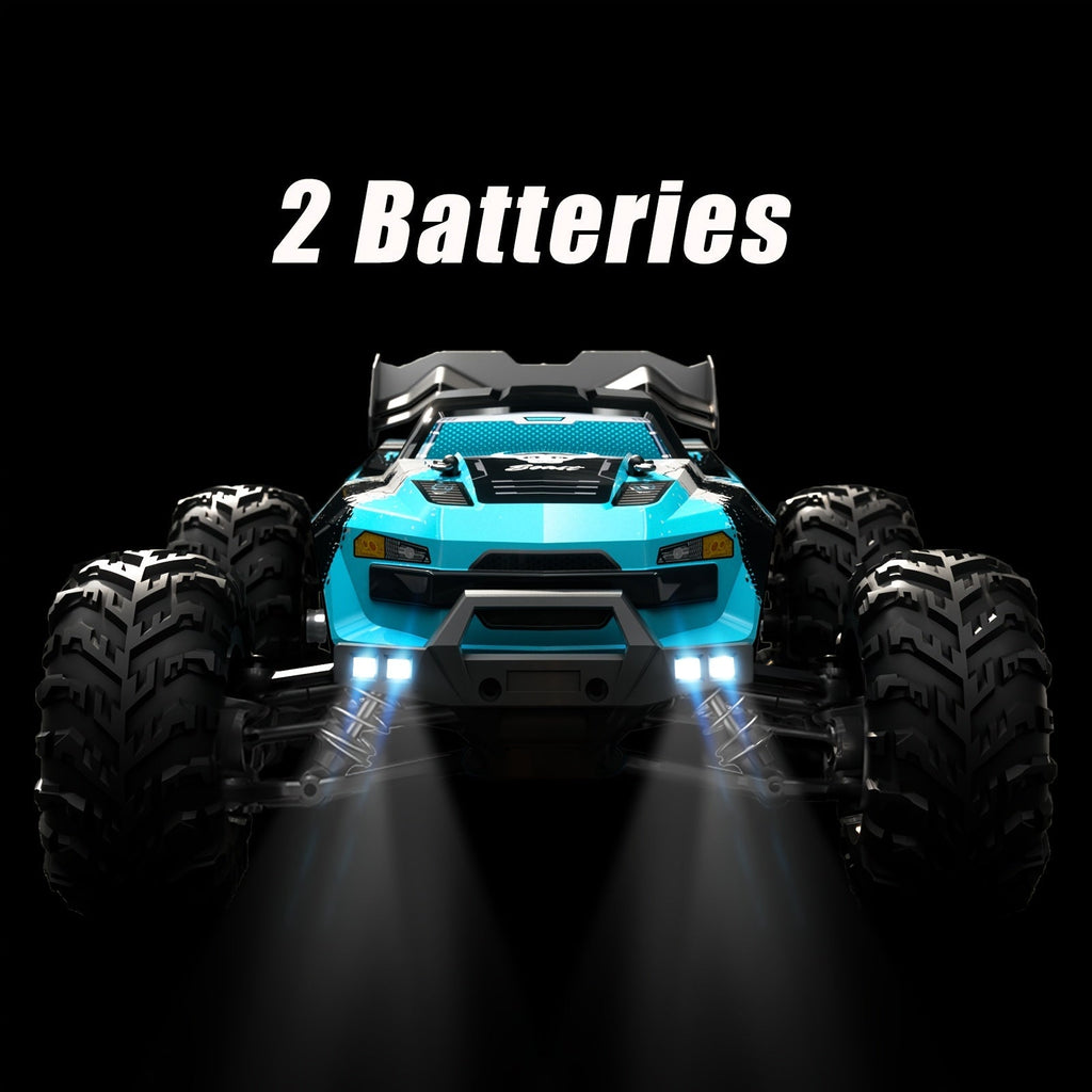 Remote Control Car in a 1:16 4WD RC390 Off-Road Design with LED Lights and Two Batteries — image 12