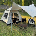 Folding Camping Table Portable Lightweight 3-Leg Outdoor Table for Picnic BBQ, for Camping, Travel and Outdoor Use — image 2