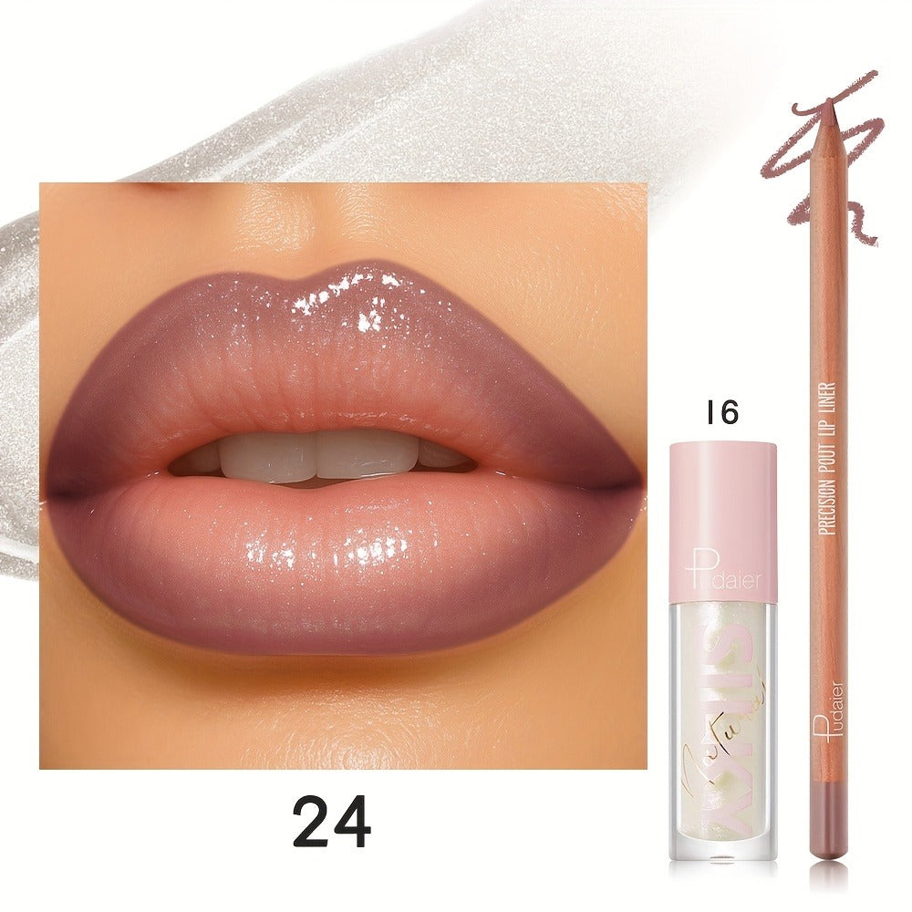 Lip Color and Liner Duo with Eight Recorded Shade Options from 14 Through 24 and Pink-Cap Tube — image 12