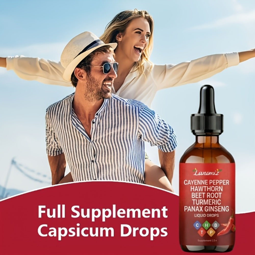 Cayenne Pepper Herbal Liquid Drops in 2-Fl-Oz Bottles with One-, Two- or Three-Bottle Options — image 9