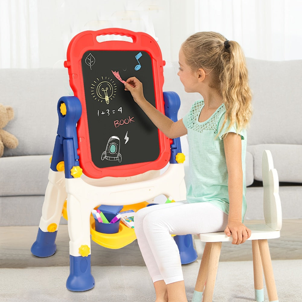 Art Easel for Kids Adjustable Double-Sided Standing Easel with Painting Accessories for Boys & Girls Ages 3+ — image 8