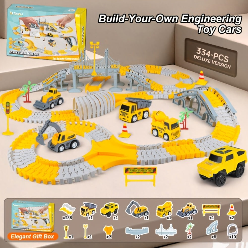 Roller Coaster Track Set 467pcs for Kids Ages 3 4 5 6 7 8 with the Listed Color, Size or Set Options for Everyday Use — image