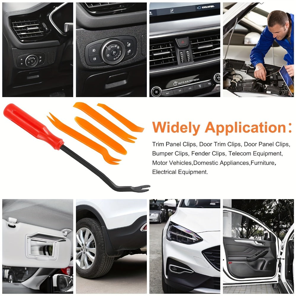 Car Retainer Clips Push Fasteners Kit Bumper Plastic Rivets Assortment for Auto Interior Exterior Trim Panel Body Clips – 113