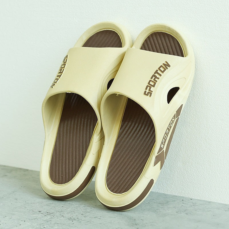 Fashionable Thick-soled Home Non-slip Slip-on Slippers