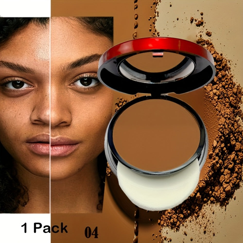 Pressed Powder Foundation Contour Matte Ful1l Coverage Oil Control Waterproof, 6 Shades Light to Dark — image 20