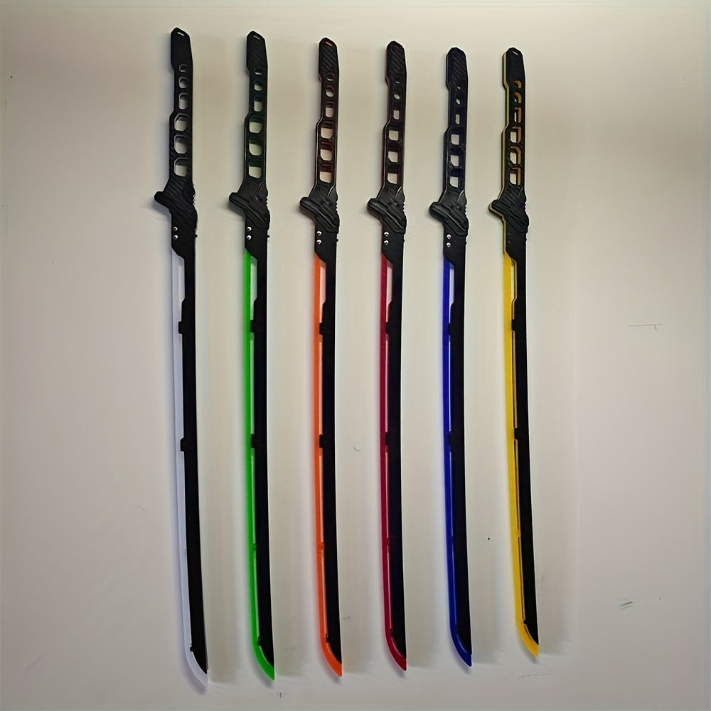 LED Cyberpunk Katana Prop 80cm Acrylic Luminous with the Listed Color, Size or Set Options for Everyday Use — image 7