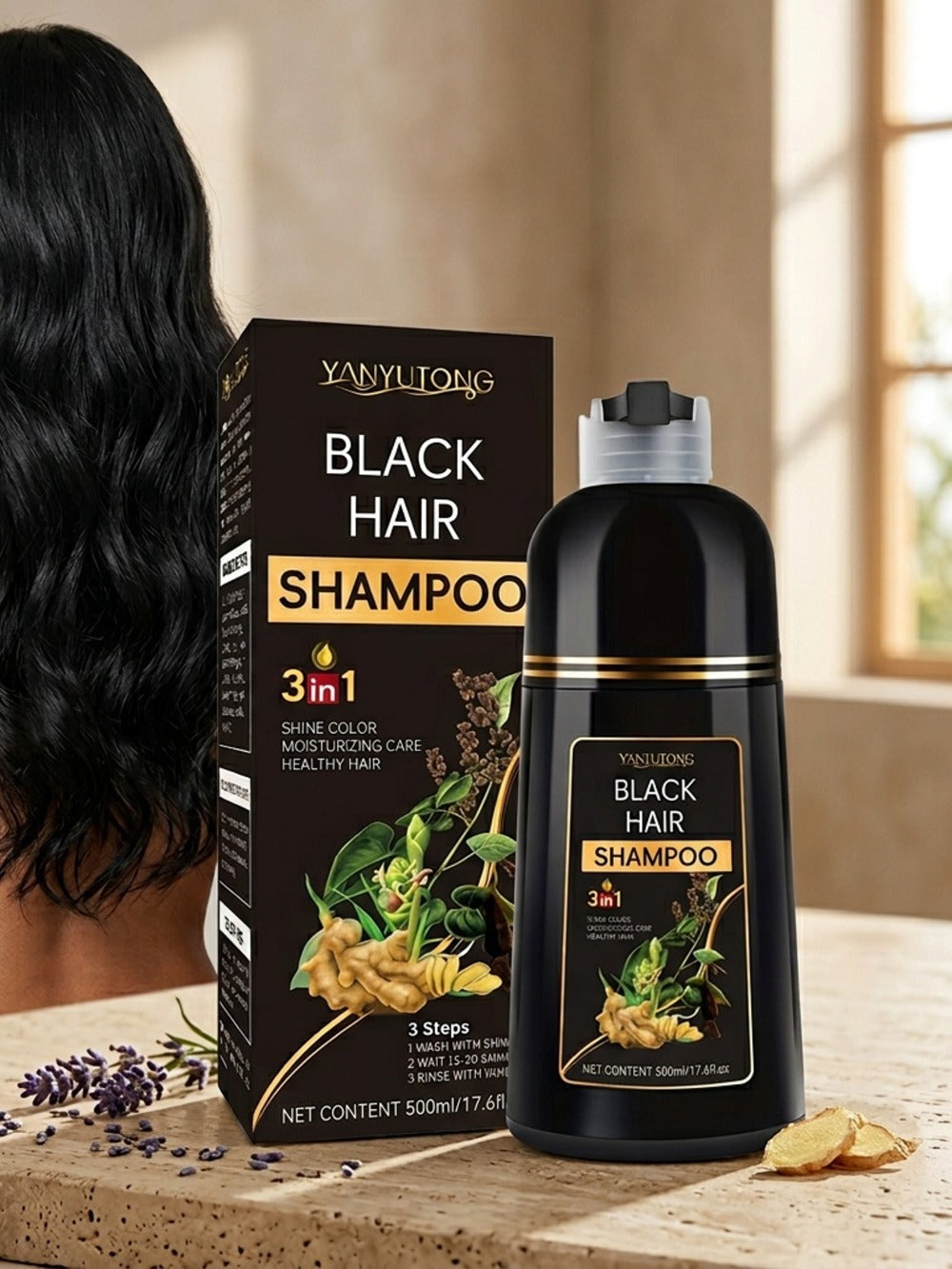 Keratin Hair Mask Deep Repair Treatment 500ml – Ammonia-Free Herbal Formula Restores Elasticity, Smoothness & Shine | 30-Day 