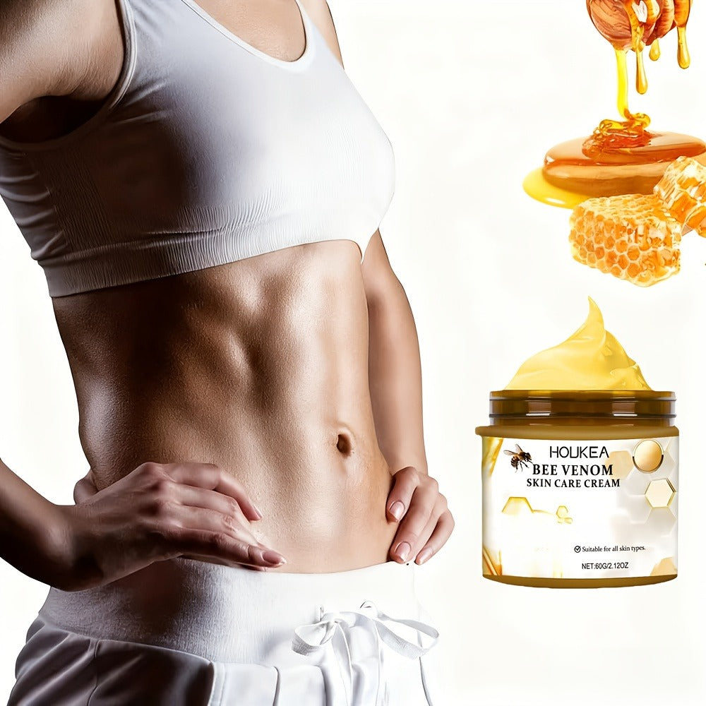 Body Cream HOUKEA Three 60g Jars with Bee Venom, Retinol, Allantoin and Salicylic Acid for External Use — image 8