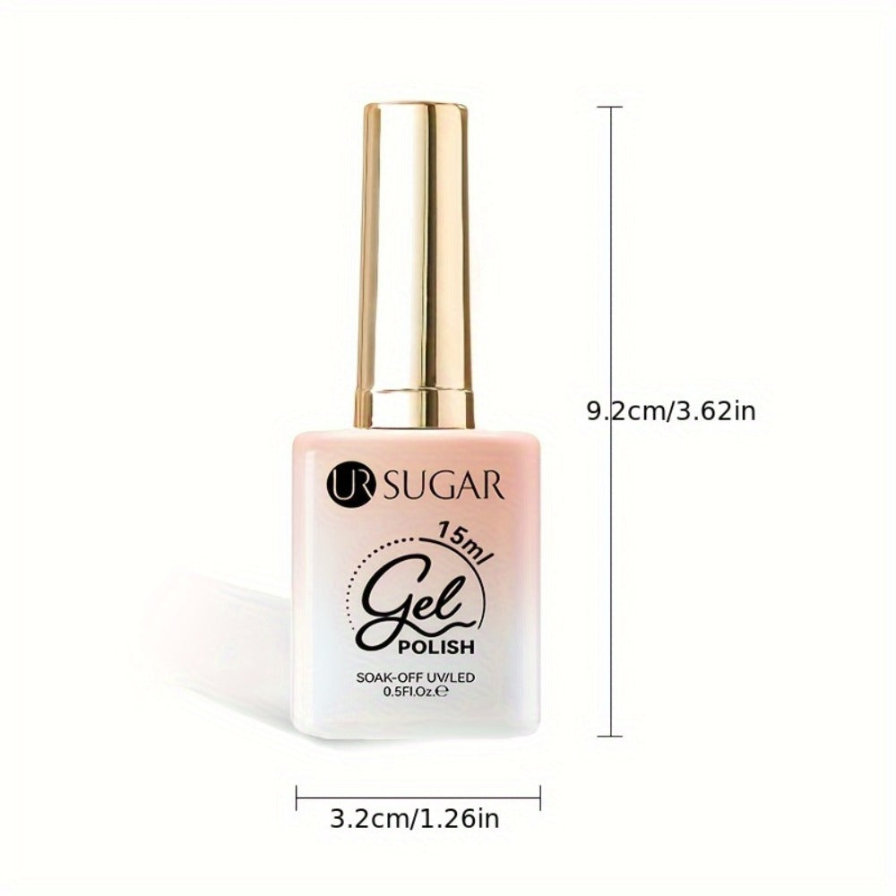 Gel Nail Polish UR SUGAR Reflective Glitter in 15ml with Fluorescent Neon Shimmer and UV/LED Soak-Off Cure — image 4