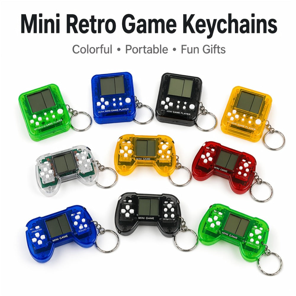 Party Favors Mini Gaming-Controller Keychains in 6-, 12- or 24-Piece Random-Color Packs for Celebrations — image 7