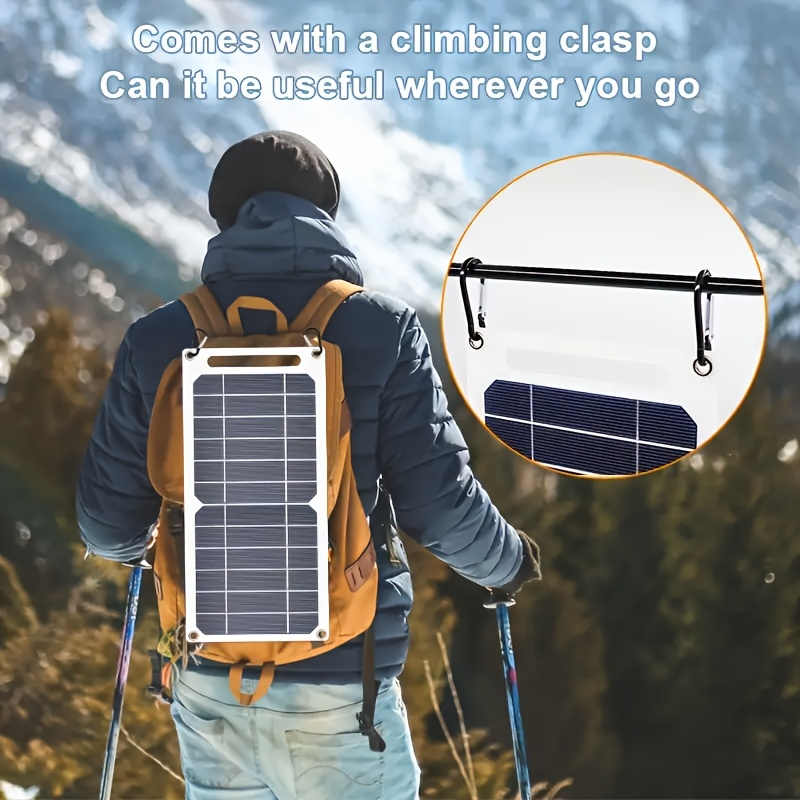 Solar Charging Panel 4W 10W Compact Single-Crystal Monocrystalline Micro USB for Mobile Phone for an Everyday Personal Care R
