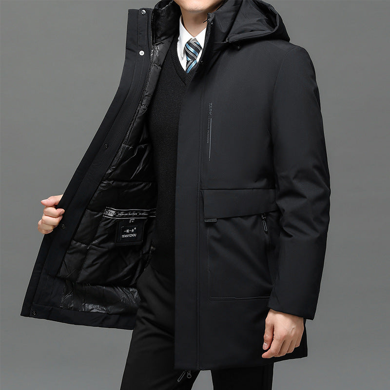 Men's Thickened Detachable Liner Thermal Cotton Padded Jacket