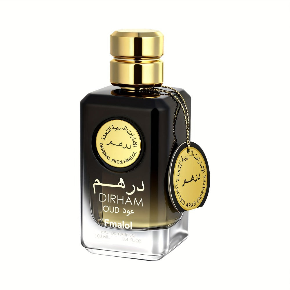 Agarwood Oud Arabic Perfume for Men 3.4 oz Luxury Woody Oriental Cologne - Dubai Middle East for Bath Time, Home Spa and Pers