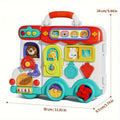 Montessori Busy Board for Toddlers 1-3, 54-in-1 Sensory Activity Board with Zippers Buckles Locks — image 14