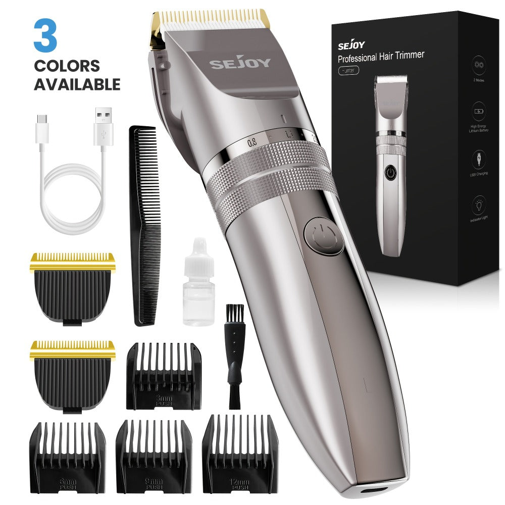 Beard Trimmer for Men Cordless Electric USB Rechargeable with Precision Dial 5-Level Adjustable – Mustache Facial Hair Trimme