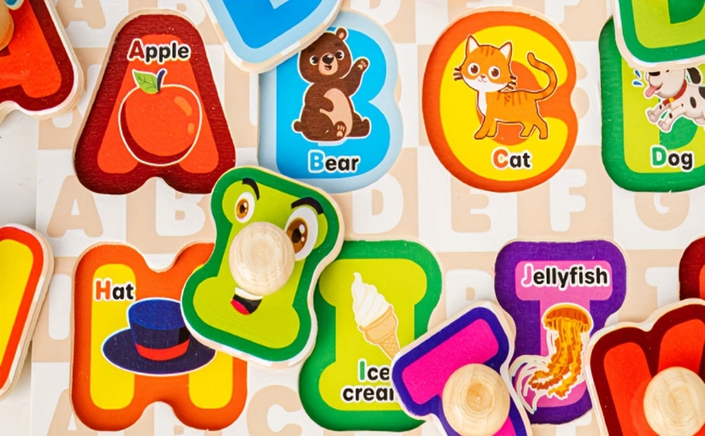 Six-Board Wooden Peg Puzzle Set with Metal Storage Rack and Scene or Animal Theme Checkout Options — image 12