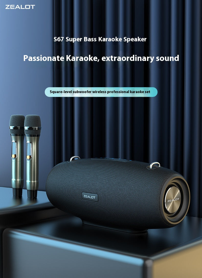 High-Power Square Dance Bluetooth Family Karaoke Speaker