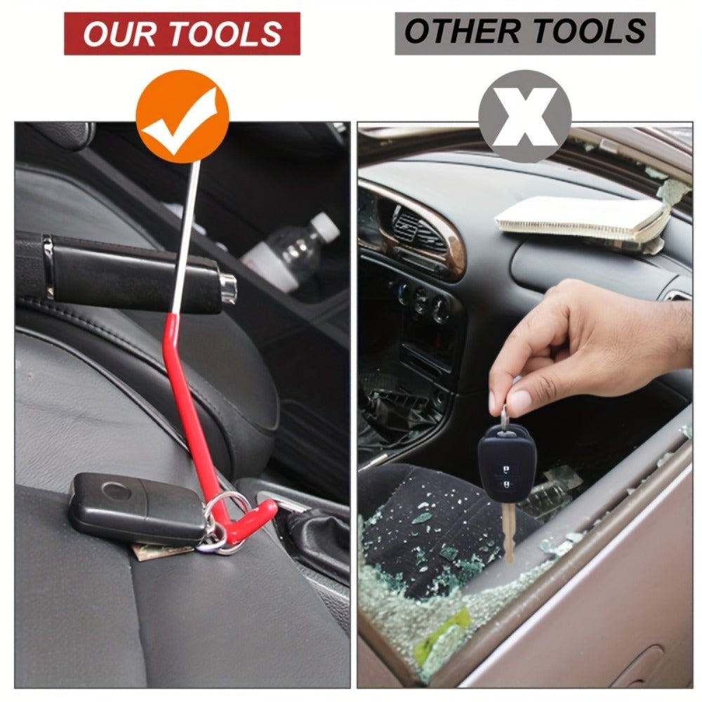 Fourteen-Piece Automotive Entry and Trim Tool Kit with Air Wedges, Long-Reach Rods and Carry Case — image 8