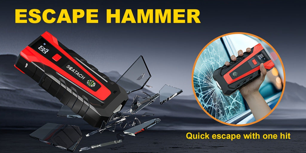 12V Jump Starter with Scatach-011 Base Model or Q27B Start-and-Inflation Package, Digital Display and Clamps — image 16