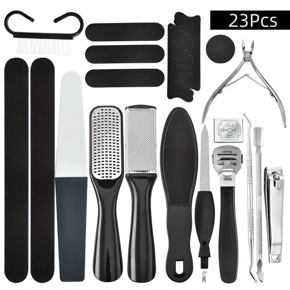Pedicure Tool Set Stainless Steel Professional Foot Care Kit Dead Skin Callus Remover Nail Cuticle Tools — image 4