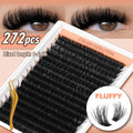 D-Curl Lash Extensions Tray with 272 Pre-Grouped 100D Thick Clusters in Mixed 8-16mm Lengths — image 13