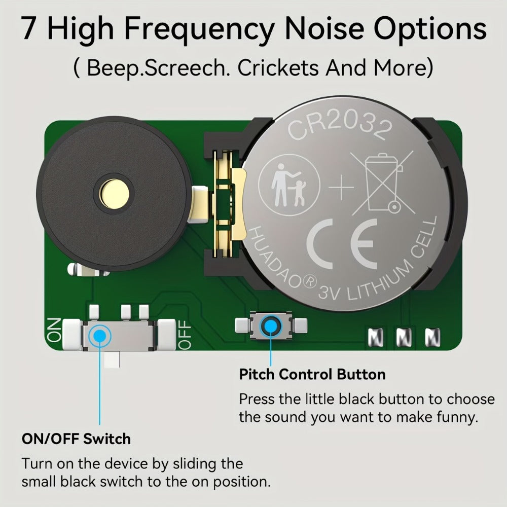 Cricket Prank Noise Maker 3 Pack Annoying Beeping Sound Device Lasts 3 Years with the Listed Color, Size or Set Options for E
