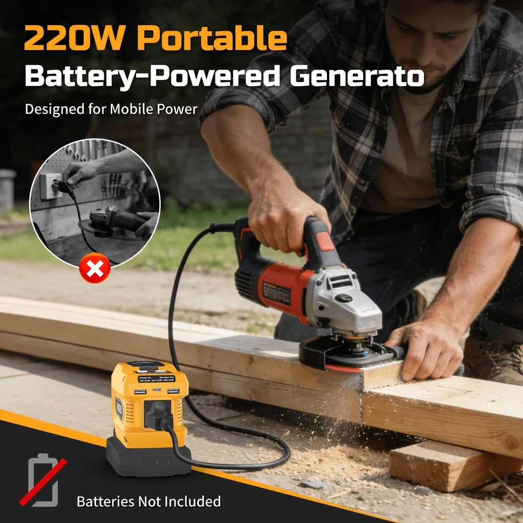 Power Inverter for an Everyday Personal Care Routine, with the Listed Configuration, for Everyday Use and Organized Storage —