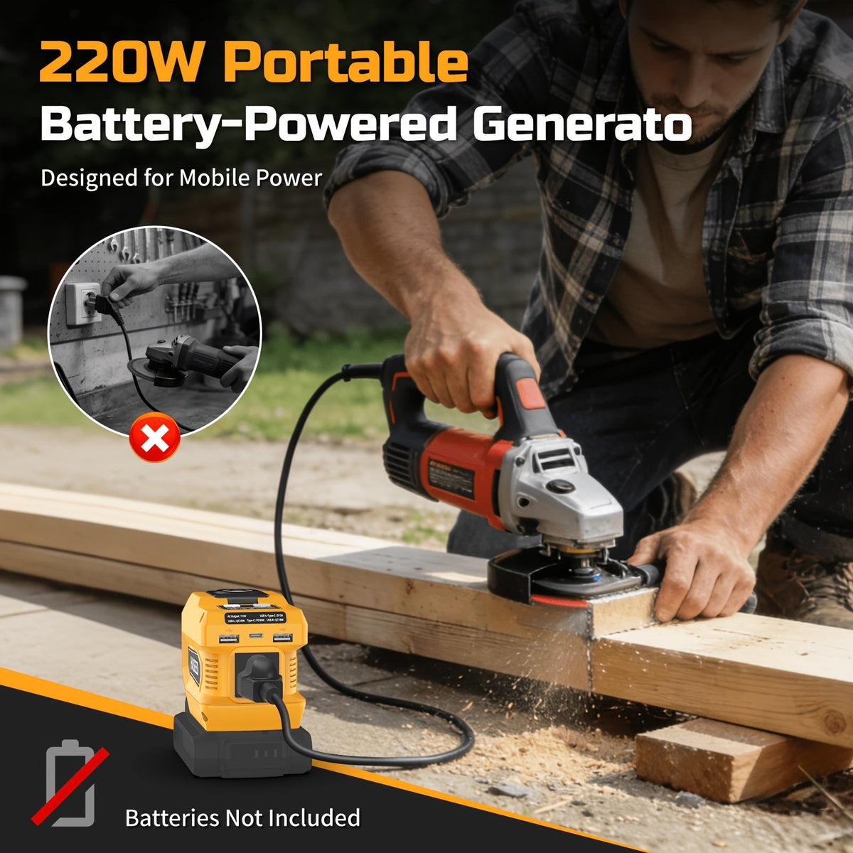 Power Inverter for an Everyday Personal Care Routine, with the Listed Configuration, for Everyday Use and Organized Storage —