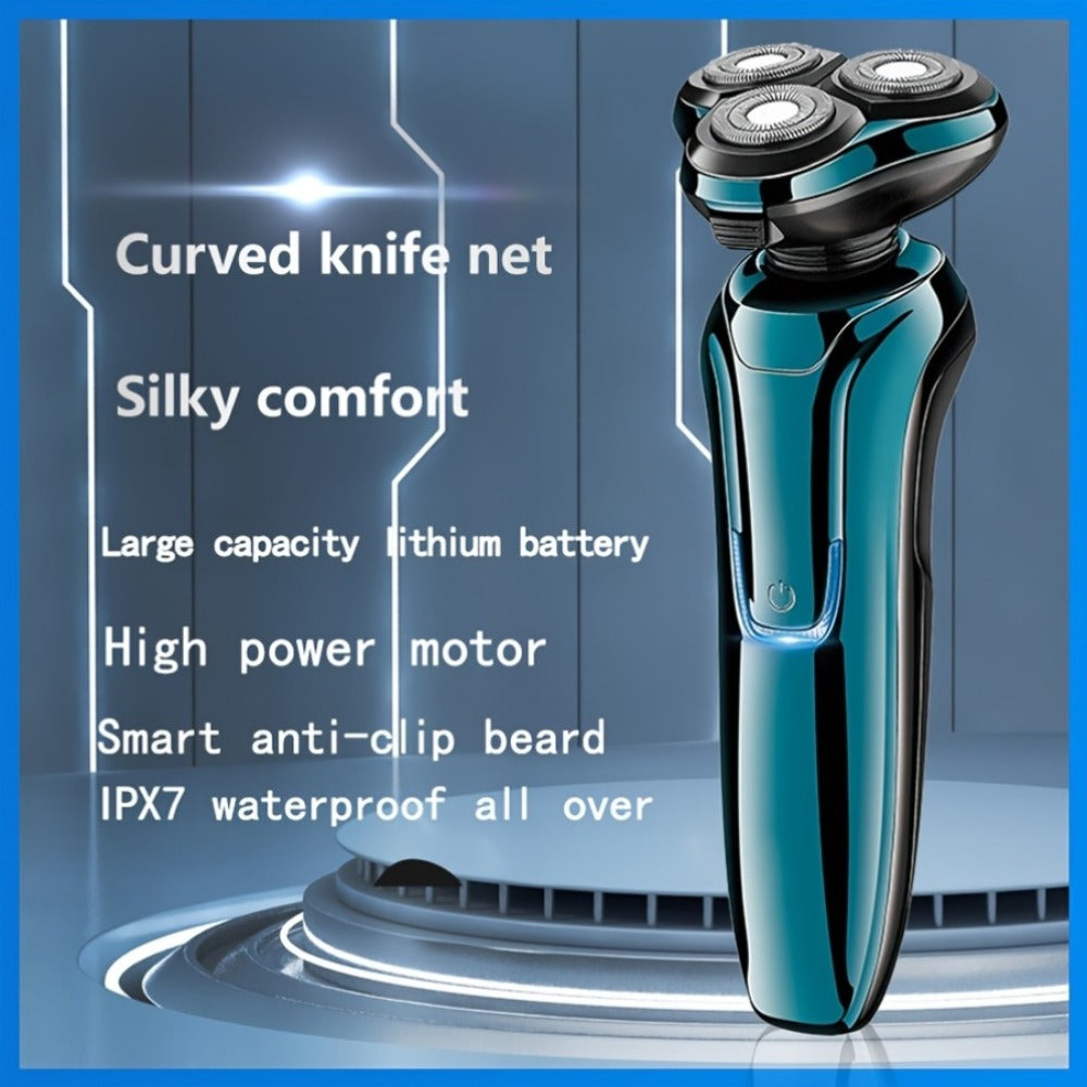 Electric Shaver 4D Floating Triple-Blade Razor with Wet/Dry Waterproof Use, LED Display and Type-C Charging — image 7