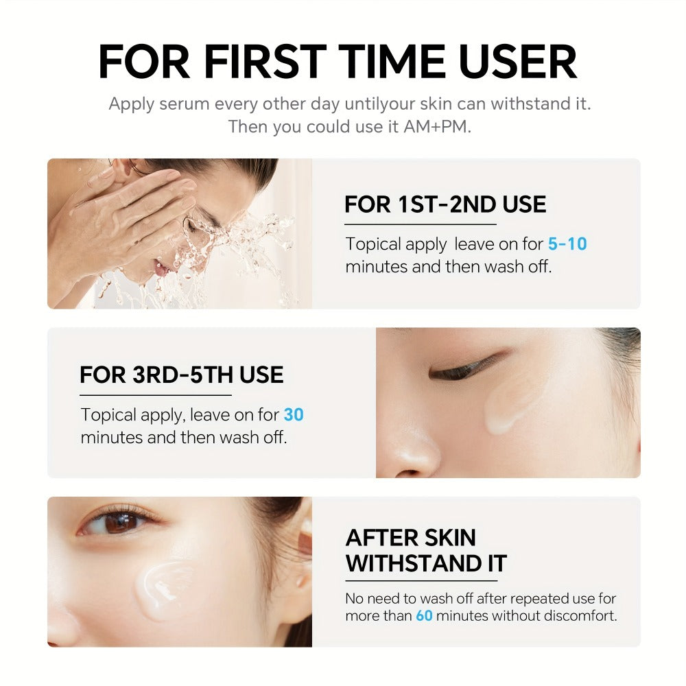 Azelaic Acid Serum 10% for Uneven Skin Tone Korean Skincare Face Serum Women All Skin Types JING MENG 30ml 45g — image 6